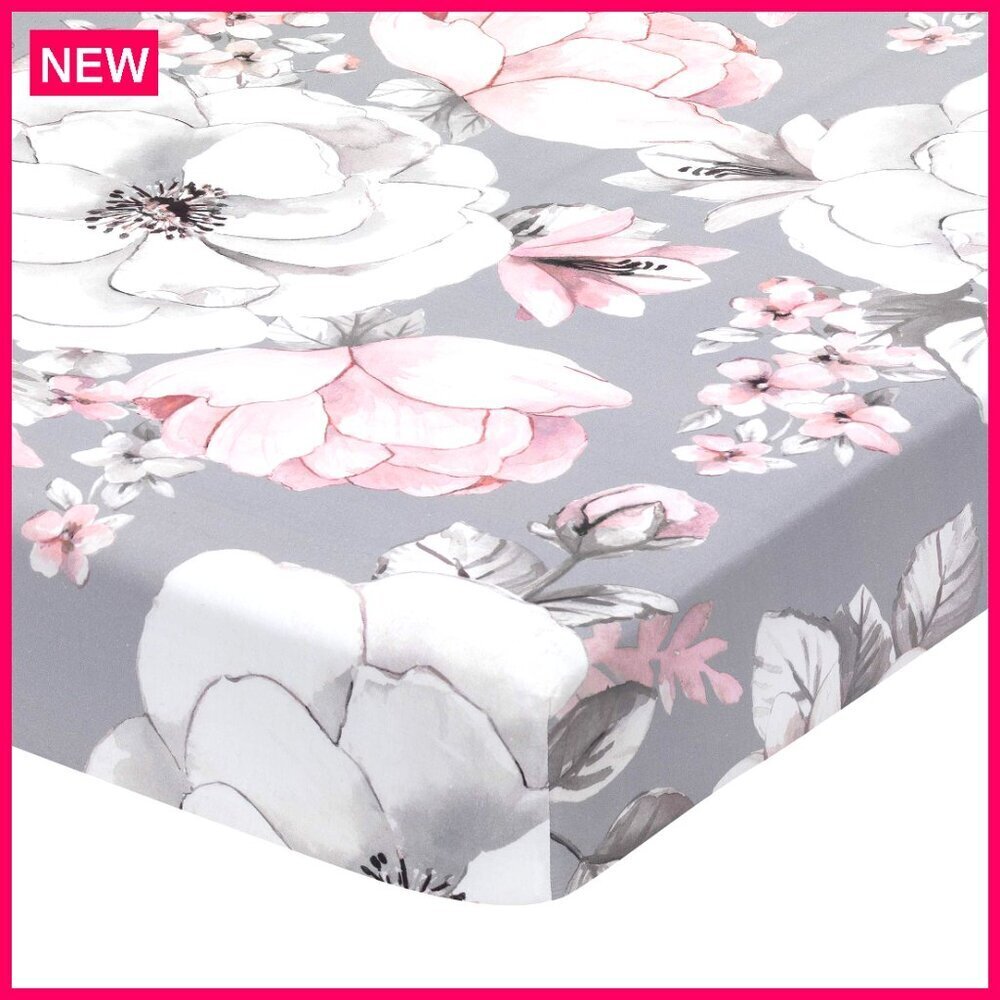 Standard Crib Sheet 100% Cotton Elastic Fit Nursery Bedding